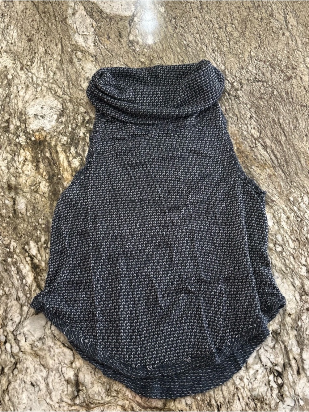 Free People Cowl Neck Sweater Tank Top